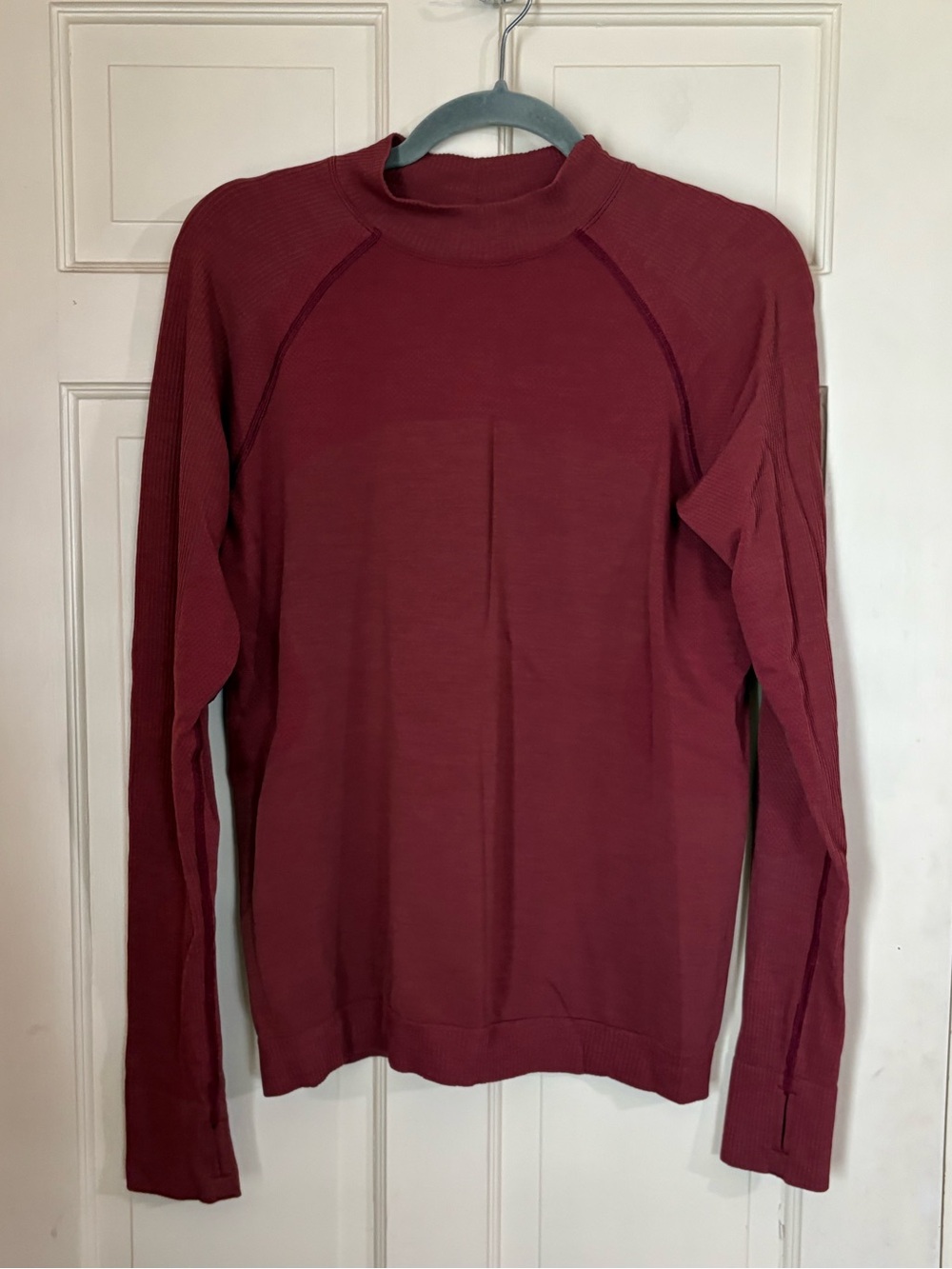Lululemon Women’s Keep The Heat Thermal Long Sleeve Shirt ‘Savannah’ Red XL